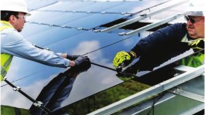 Solar Panel Workers installing panels