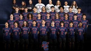 D 49 boys volleyball team photo April 2023