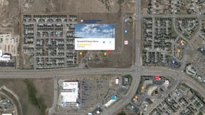 A google map showing the location of a parking lot