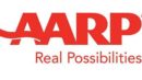 Aarp logo with the slogan "real possibilities