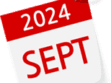 A calendar page showing September 2024 pinned with a red pushpin.