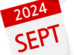 A calendar page showing September 2024 pinned with a red pushpin.