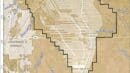 A map showing the Upper Black Squirrel Designated Basin Boundary with marked proposed flight lines, highways, and landmarks including Colorado Springs, Falcon, and Fountain.